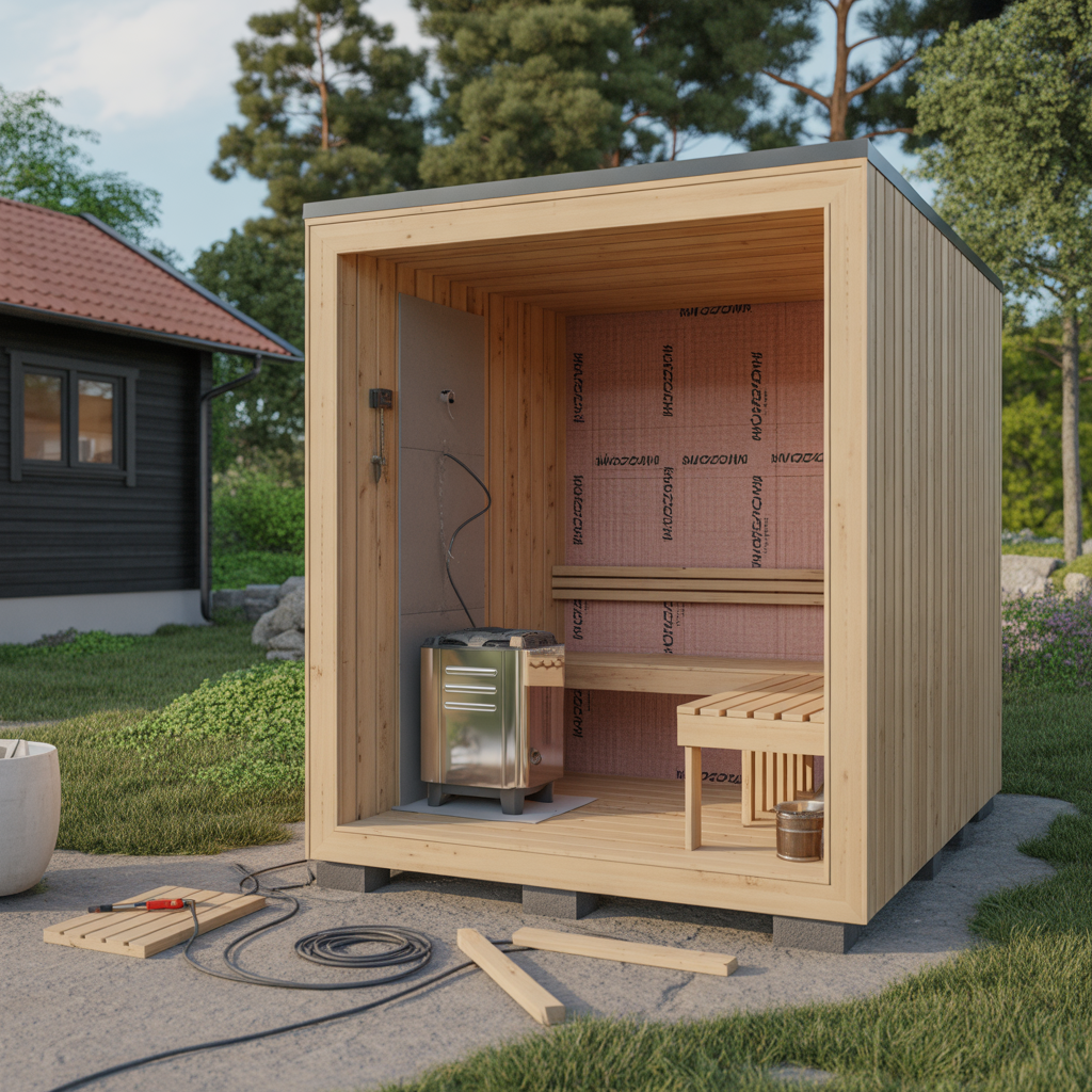 5.Guide Komplett installation av utebastu med elaggregat